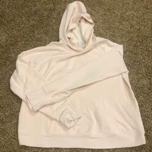 Athleta Girl size 12 light pink hoodie